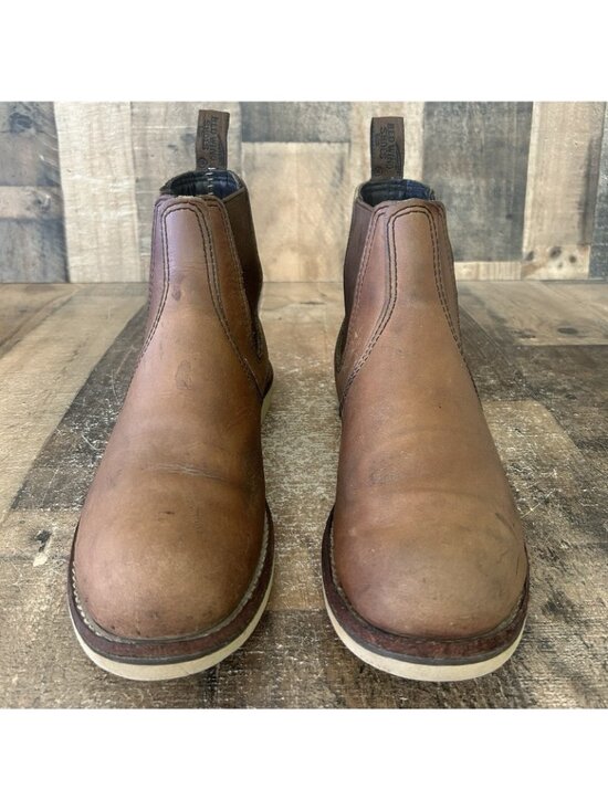 Red Wing 3190 Pull On Chelsea Soft Toe Work Boots Mens 10.5 D